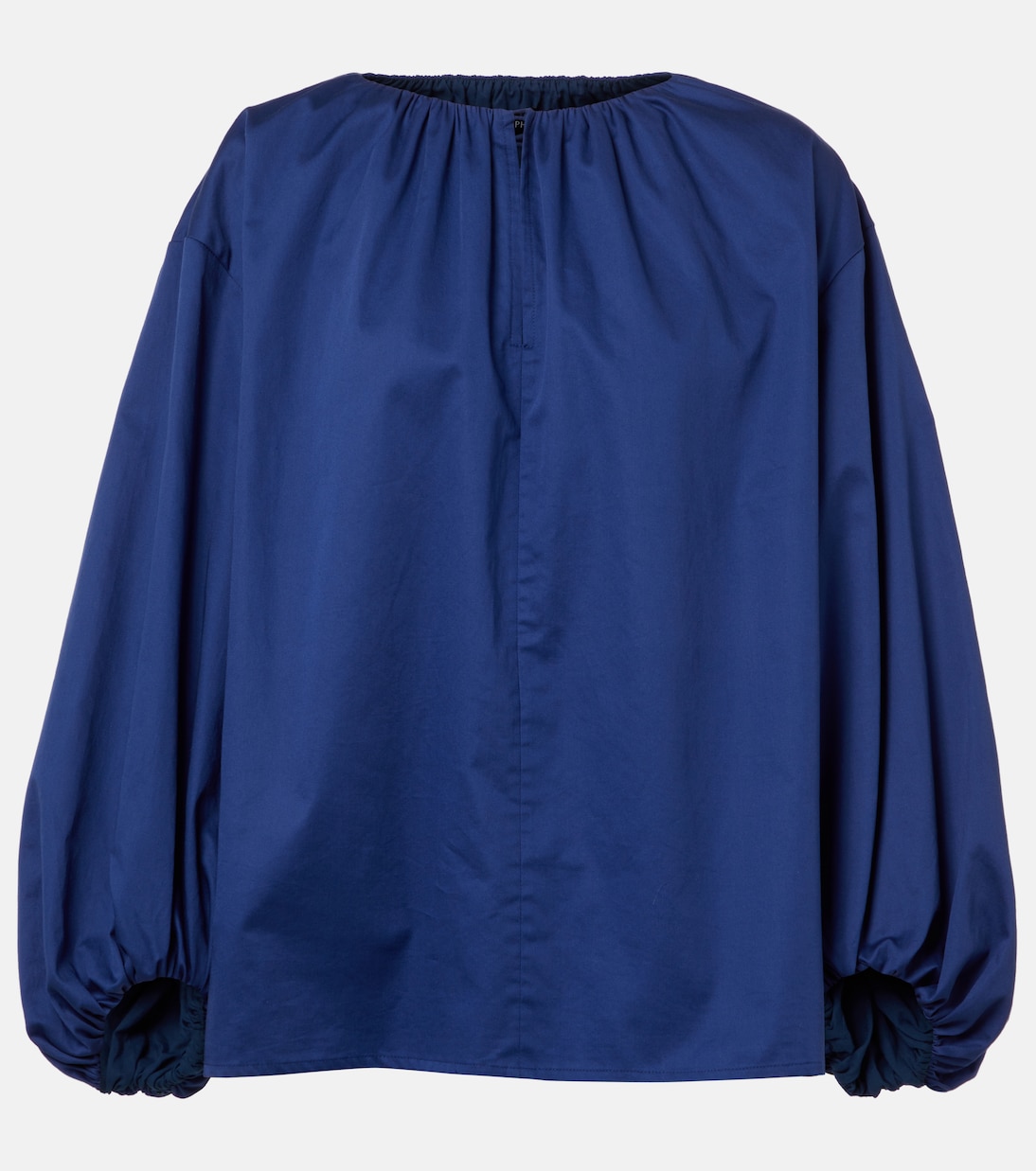 Puff-sleeve cotton blouse | Joseph