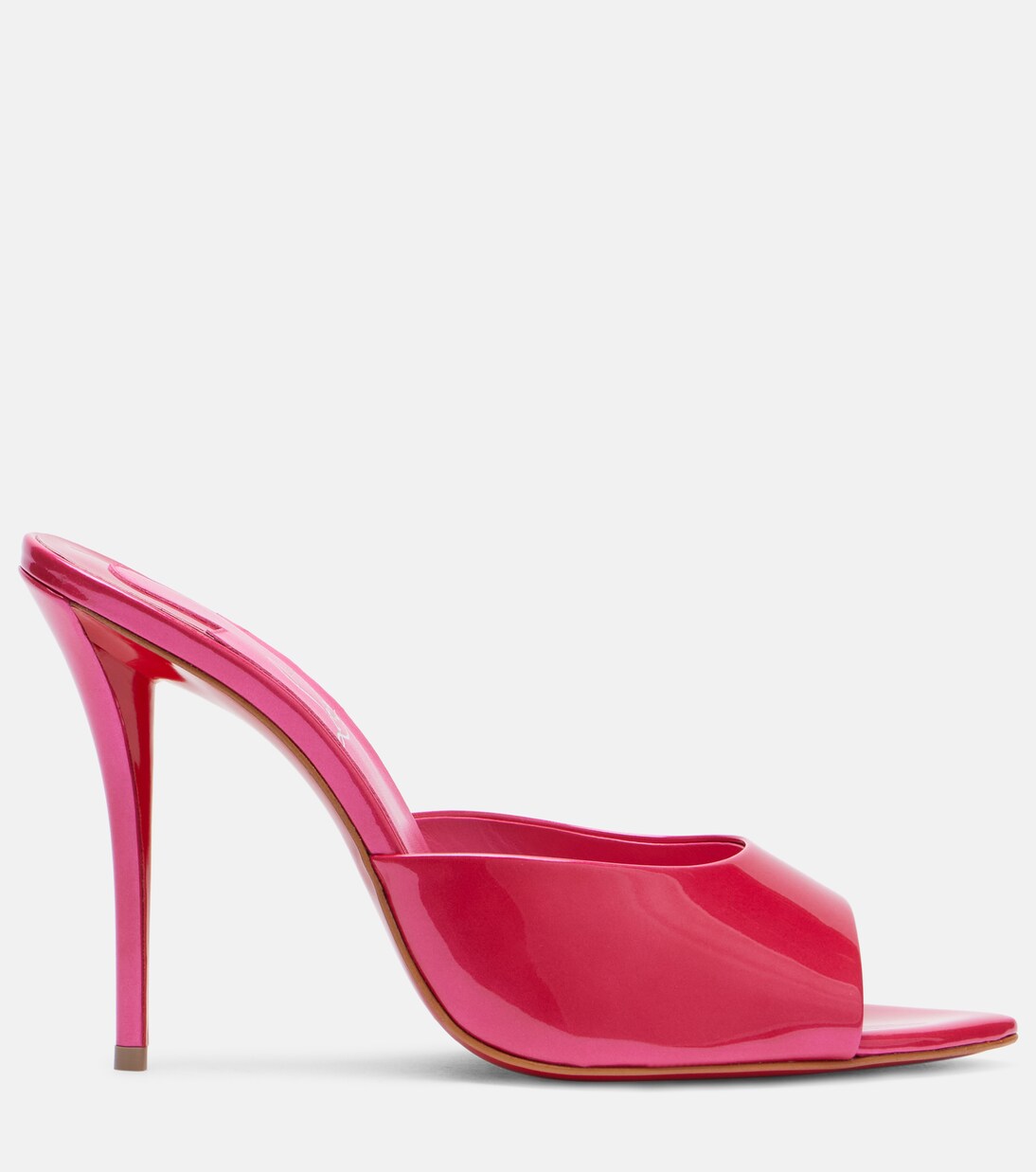 Mules Miss Z 100 en cuir verni | Christian Louboutin