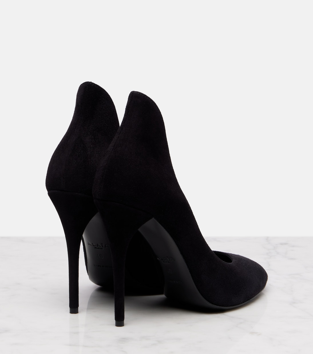 Decolette 110 suede pumps | Alaïa