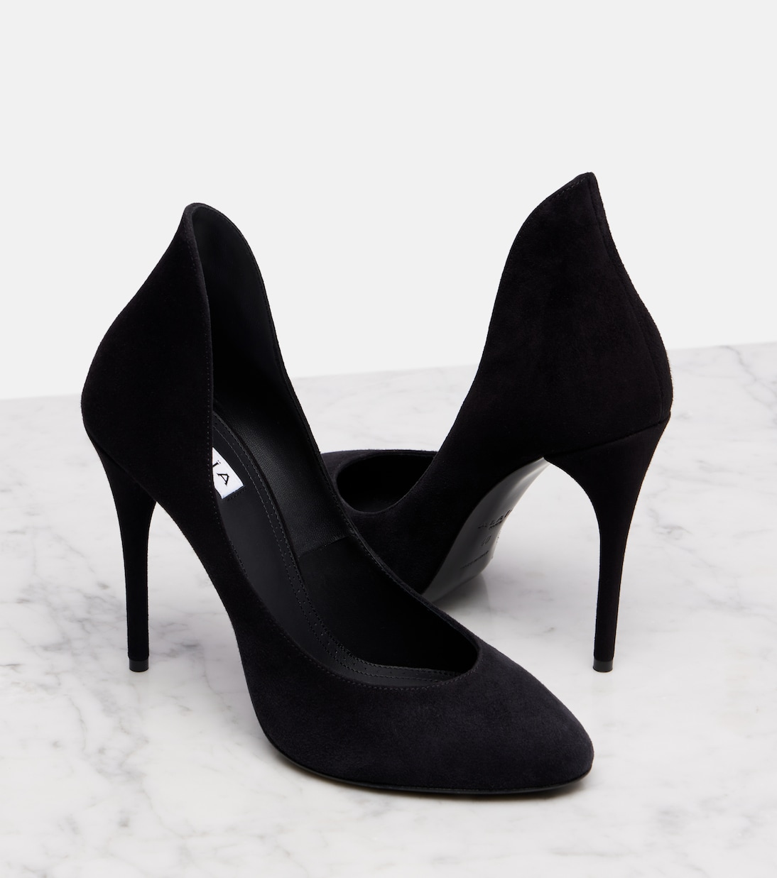 Decolette 110 suede pumps | Alaïa