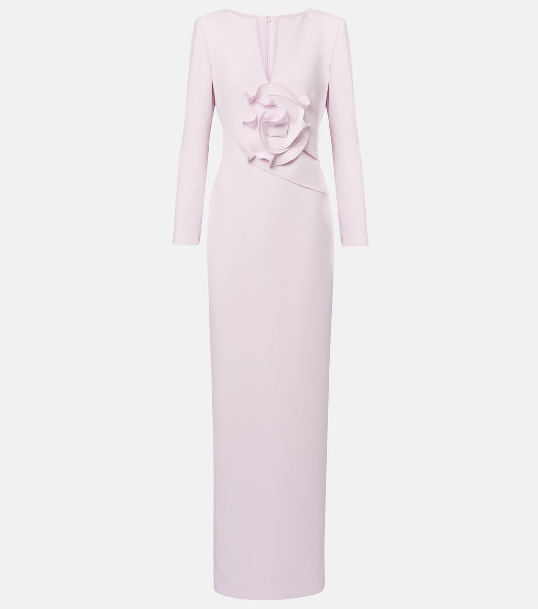 Floral-appliqué gathered gown  | Roland Mouret