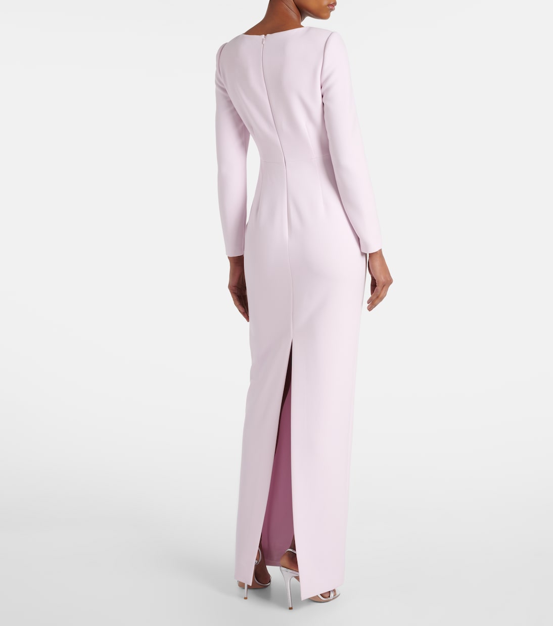 Floral-appliqué gathered gown  | Roland Mouret