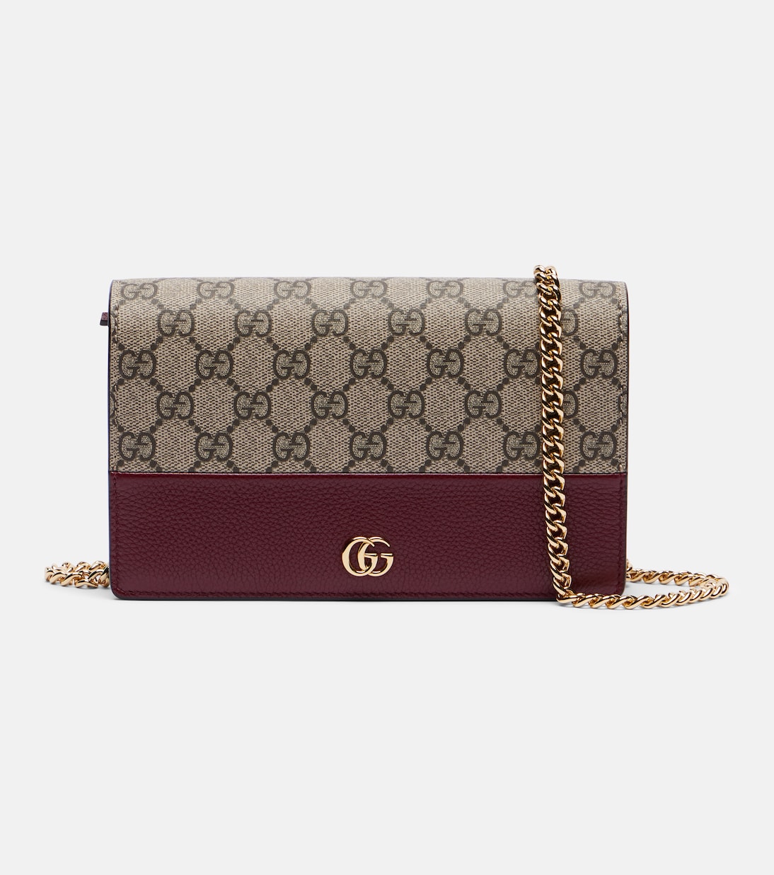 Portafoglio GG Marmont Petite con catena | Gucci