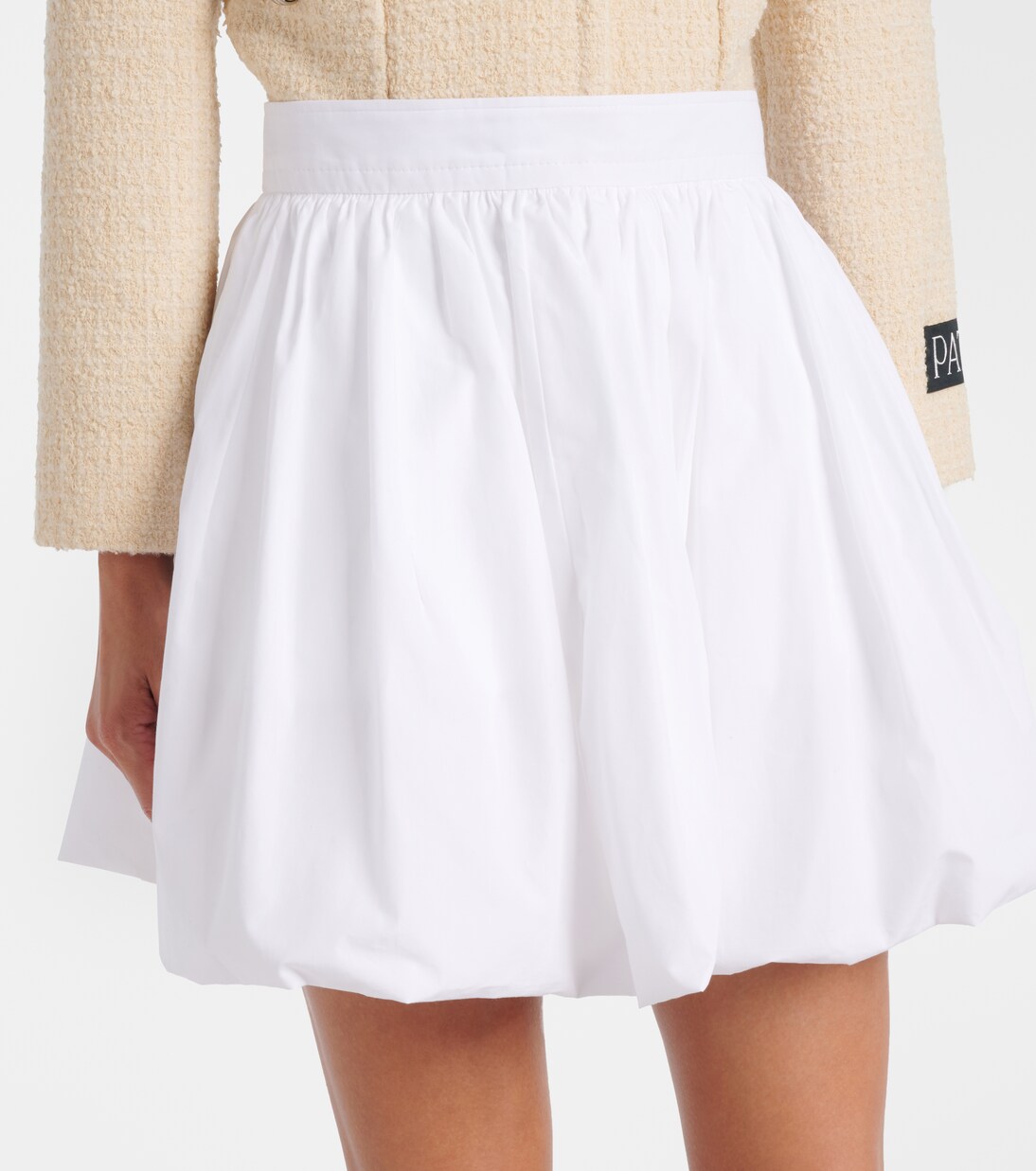 Cotton poplin miniskirt | Patou