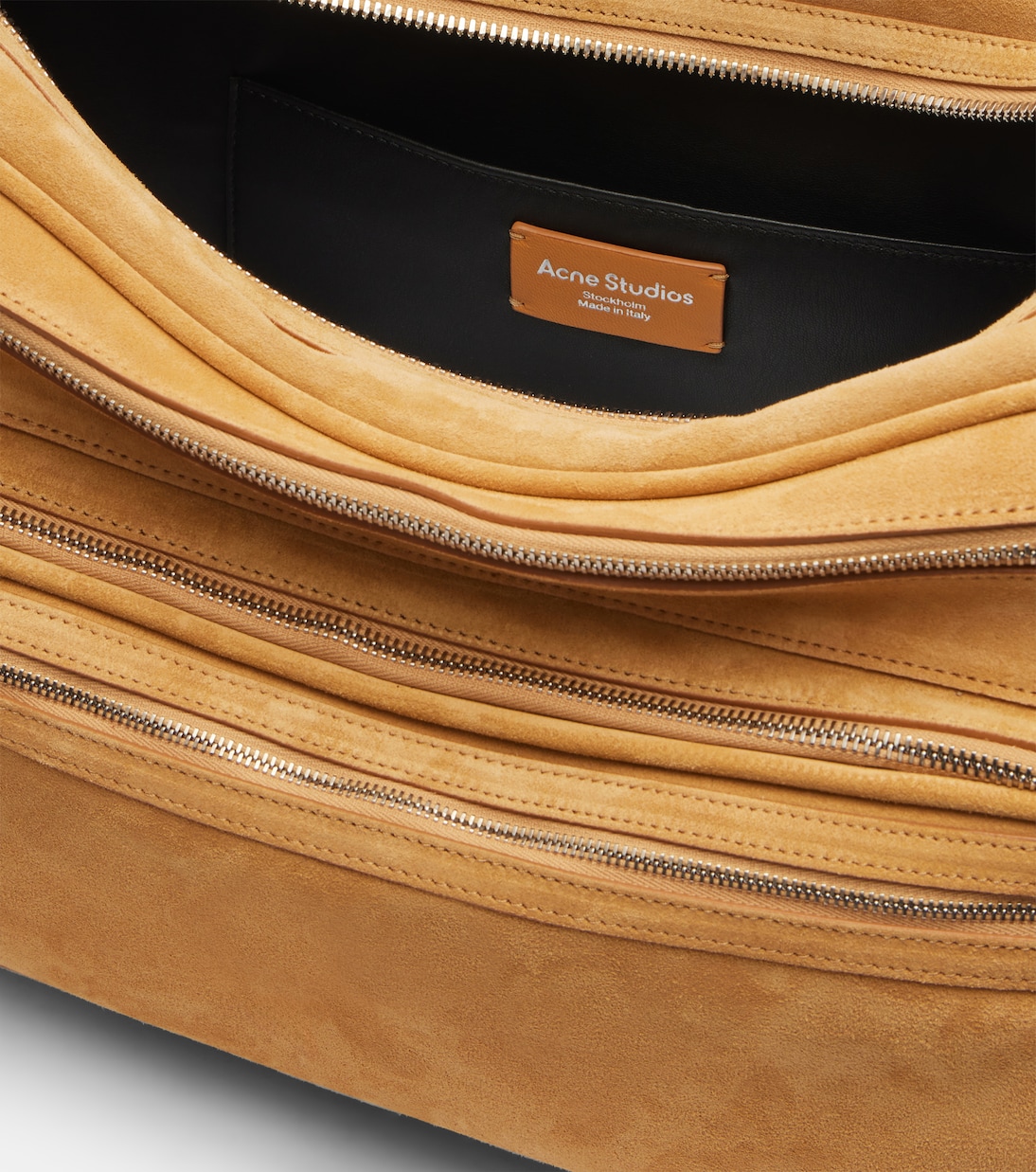 Schultertasche Cameron Medium aus Veloursleder | Acne Studios