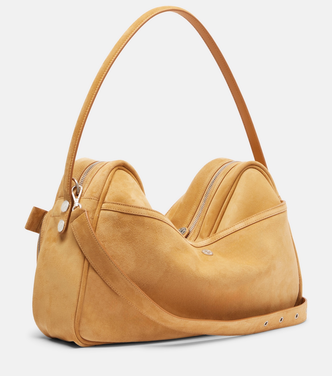 Schultertasche Cameron Medium aus Veloursleder | Acne Studios