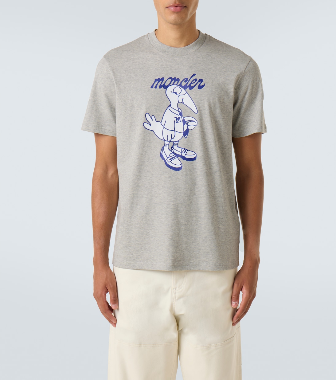 Camiseta de jersey de algodón con logo | Moncler
