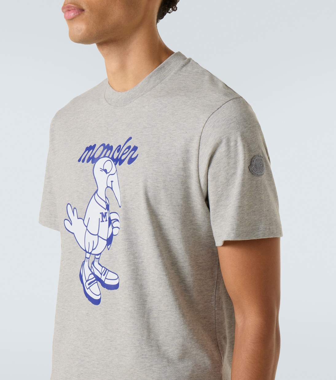 Camiseta de jersey de algodón con logo | Moncler