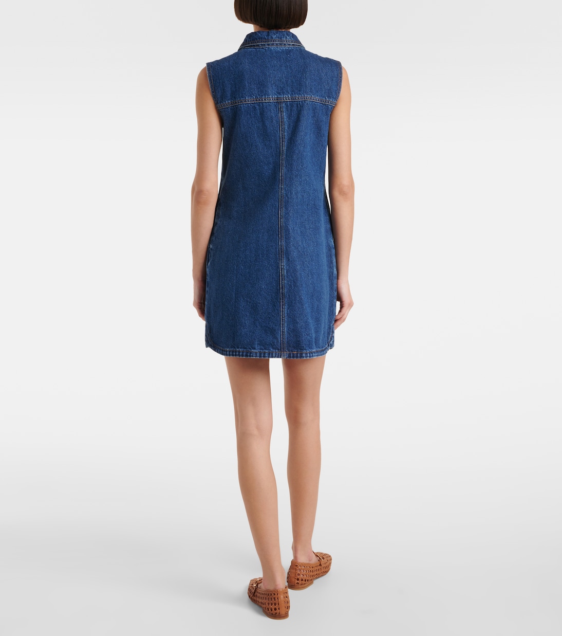 Minikleid aus Denim | Self-Portrait