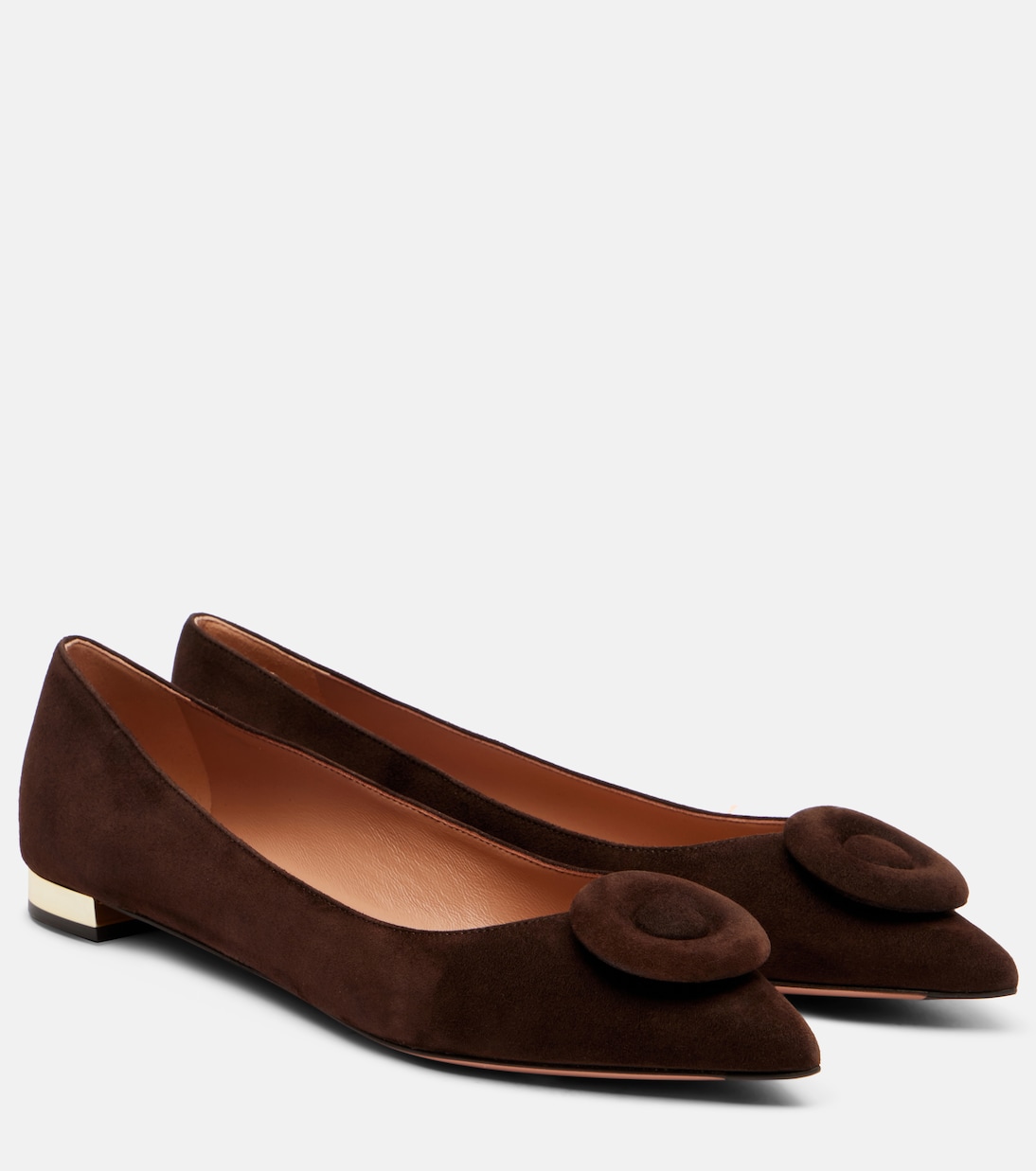 Hoop suede ballet flats | Aquazzura