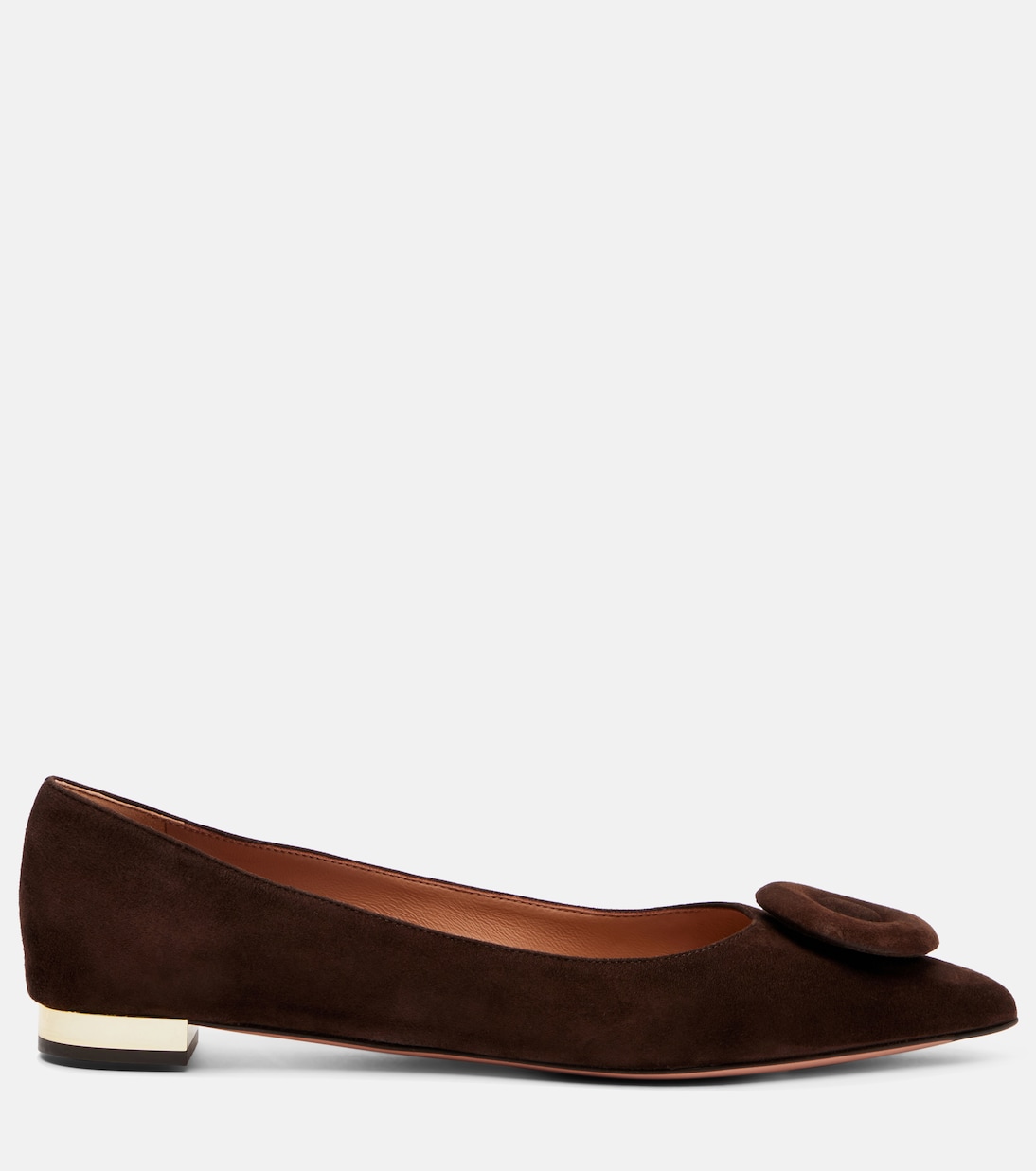 Hoop suede ballet flats | Aquazzura