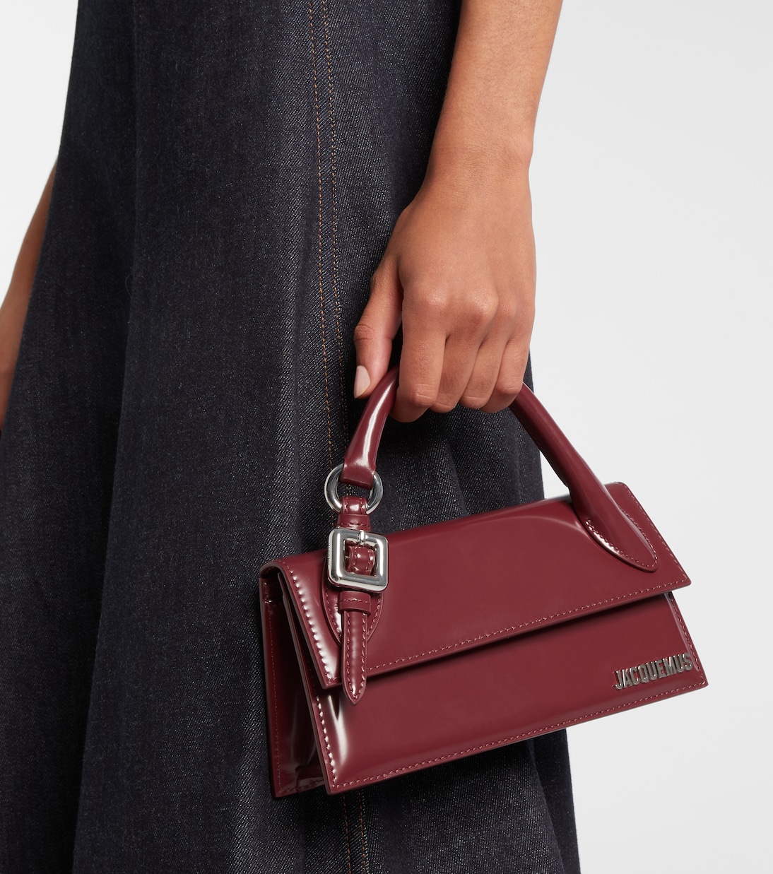 Chiquito Long leather tote bag | Jacquemus