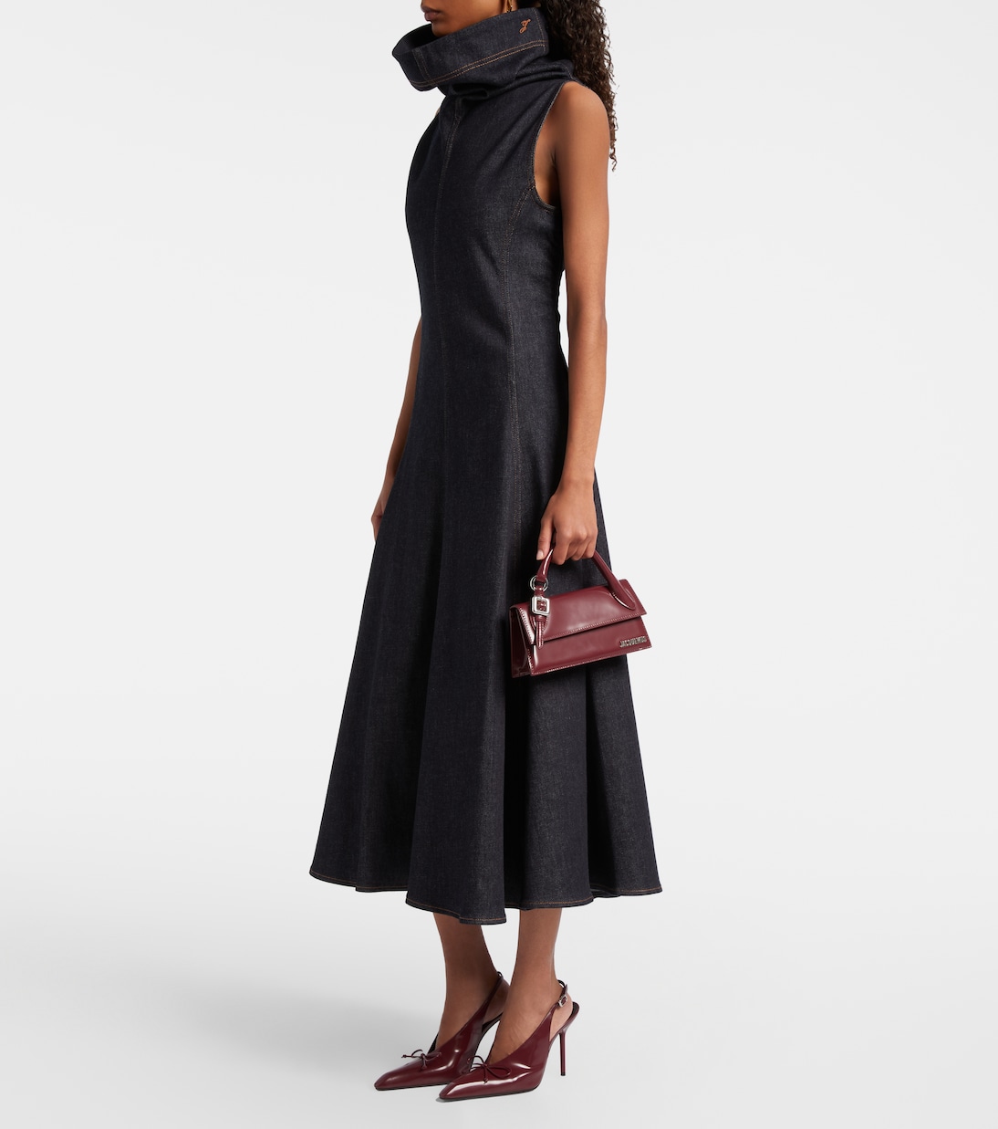 Chiquito Long leather tote bag | Jacquemus