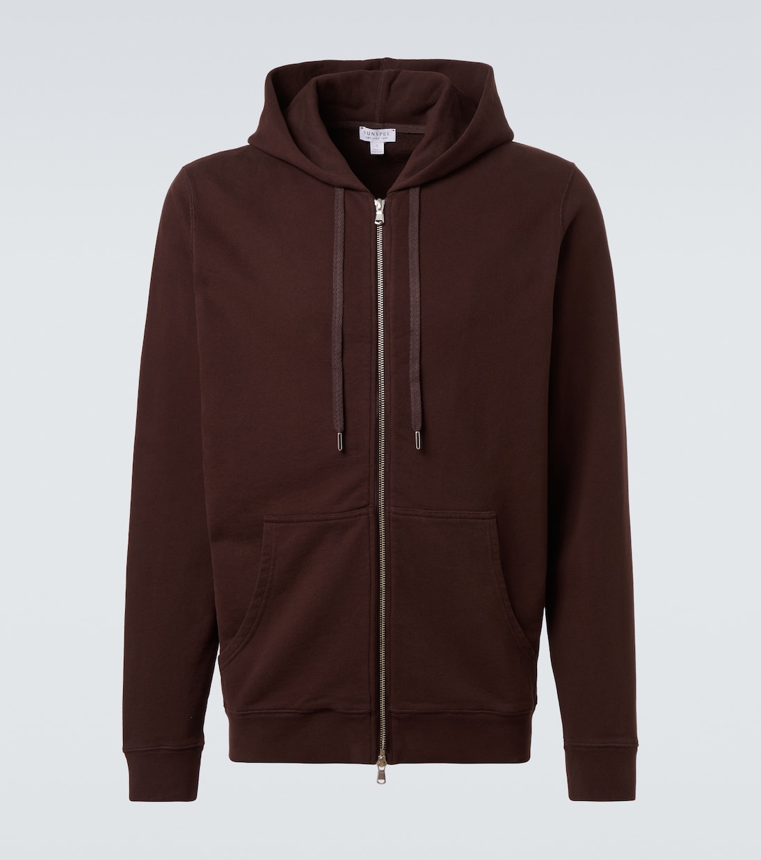 Loopback cotton hoodie | Sunspel