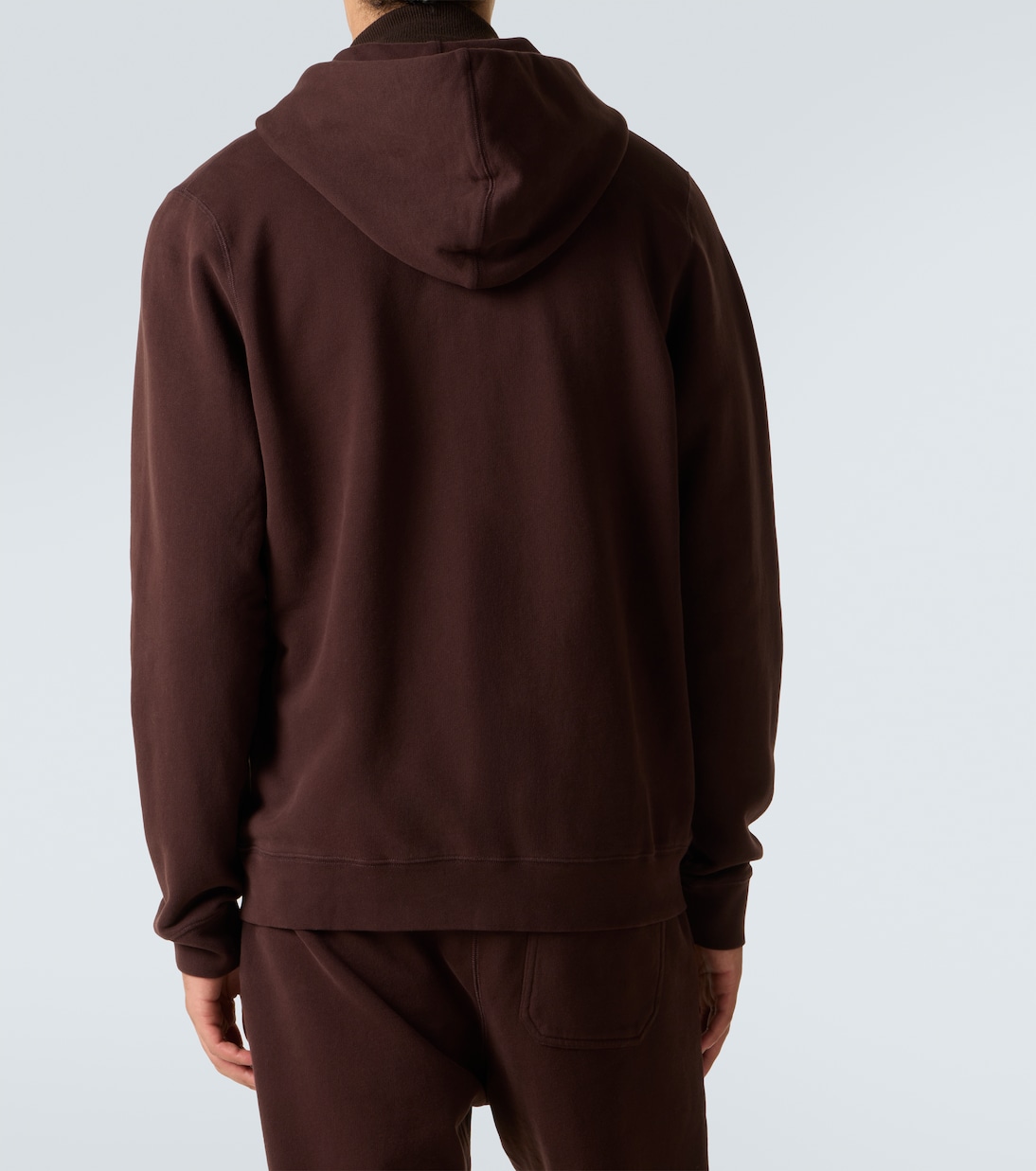 Loopback cotton hoodie | Sunspel