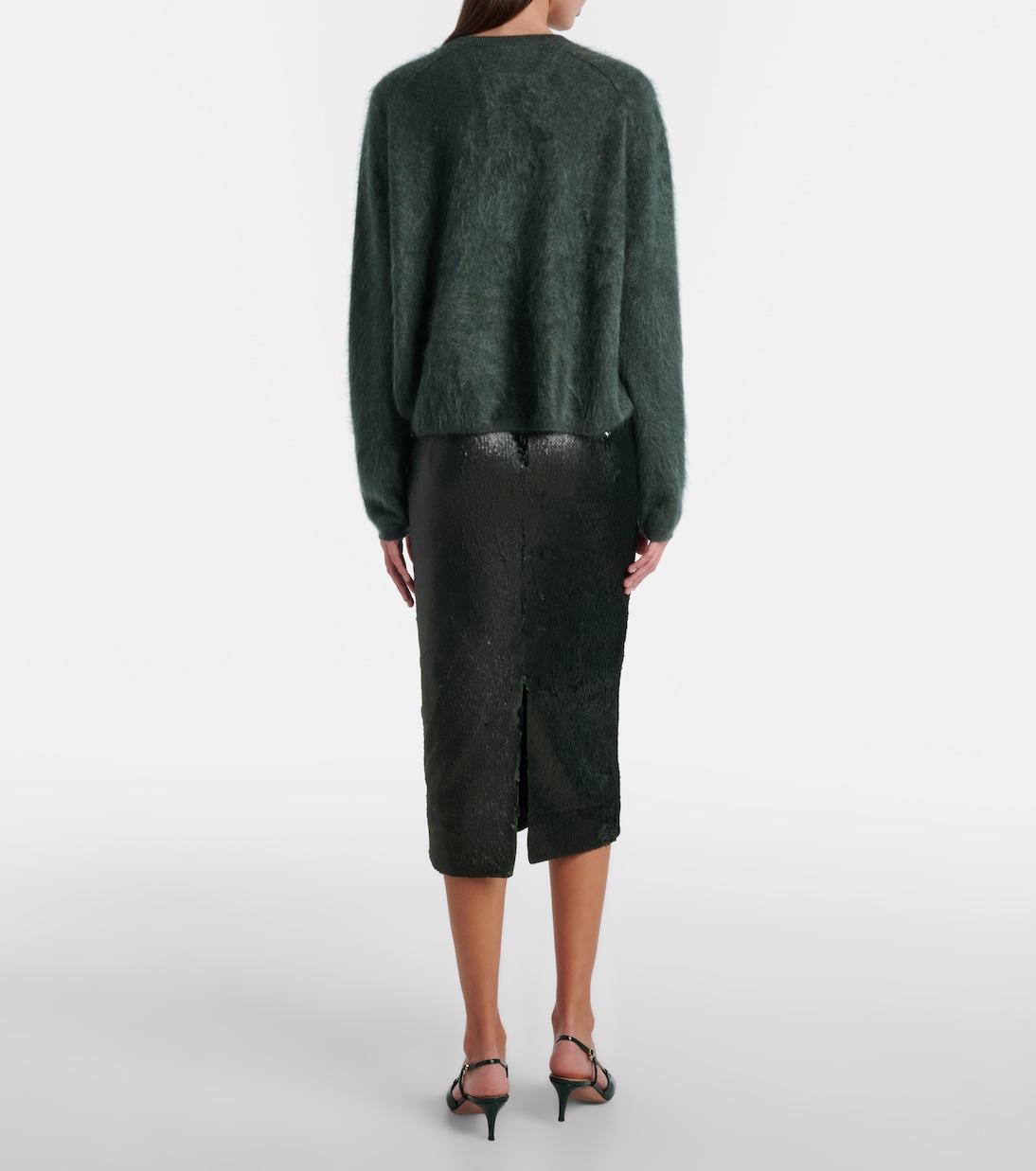 Bethan亮片铅笔半身裙 | Emilia Wickstead