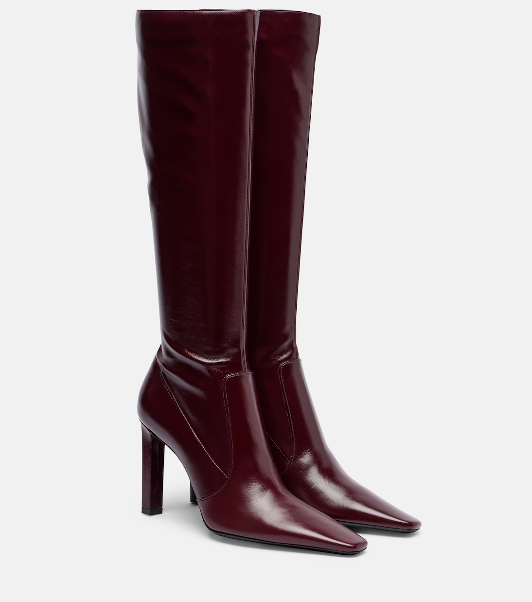 Botas altas Francoise 95 de piel | Saint Laurent