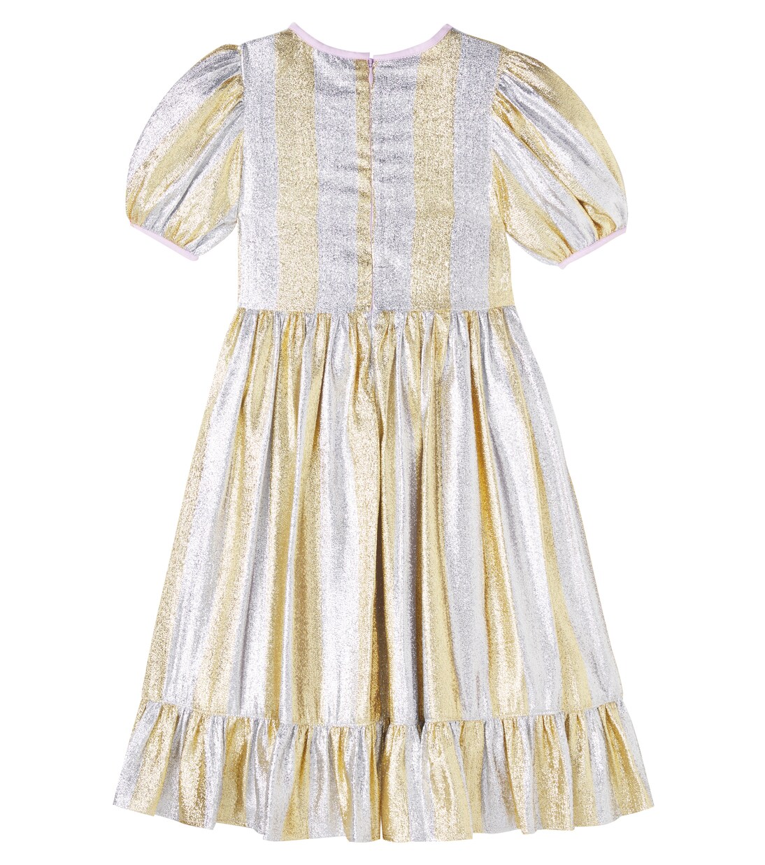 Striped lamé organza dress | Stella McCartney Kids