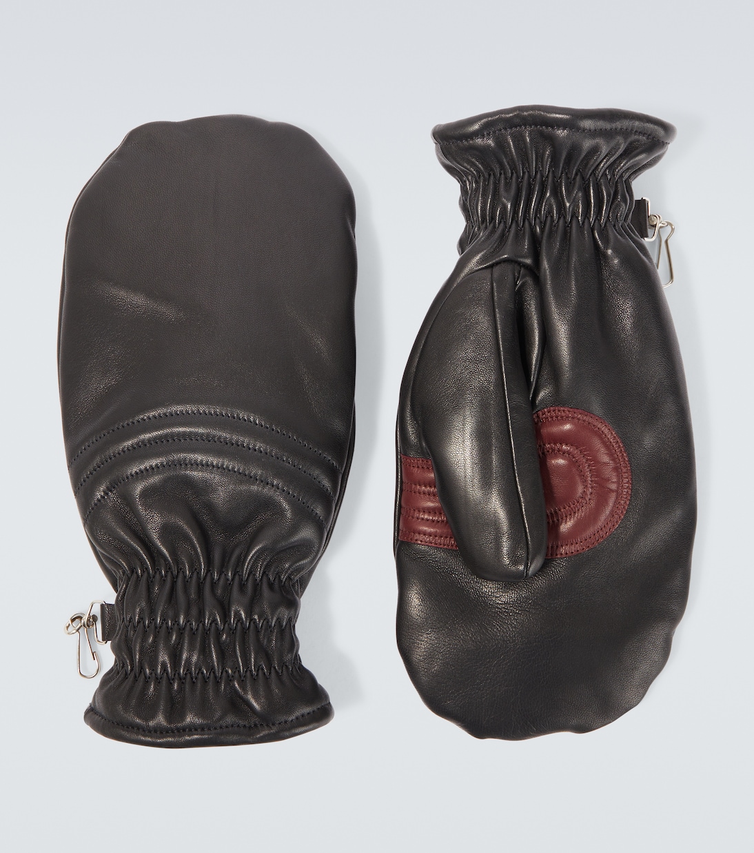 Moufles Spheric en cuir et shearling | Our Legacy