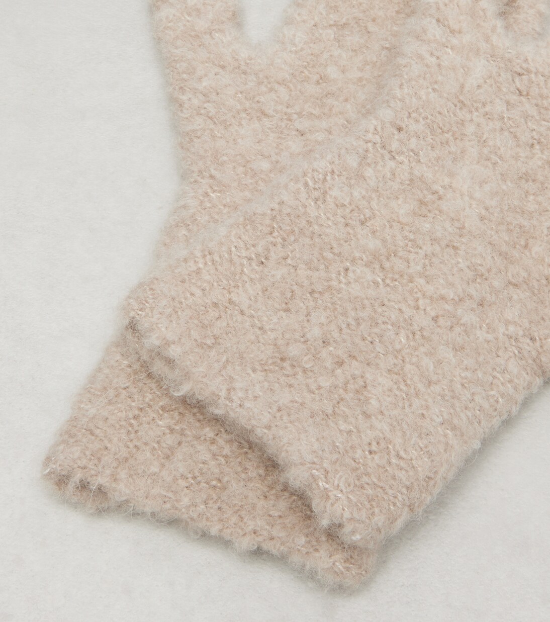 Ladislas cashmere, alpaca, and silk mittens | The Row