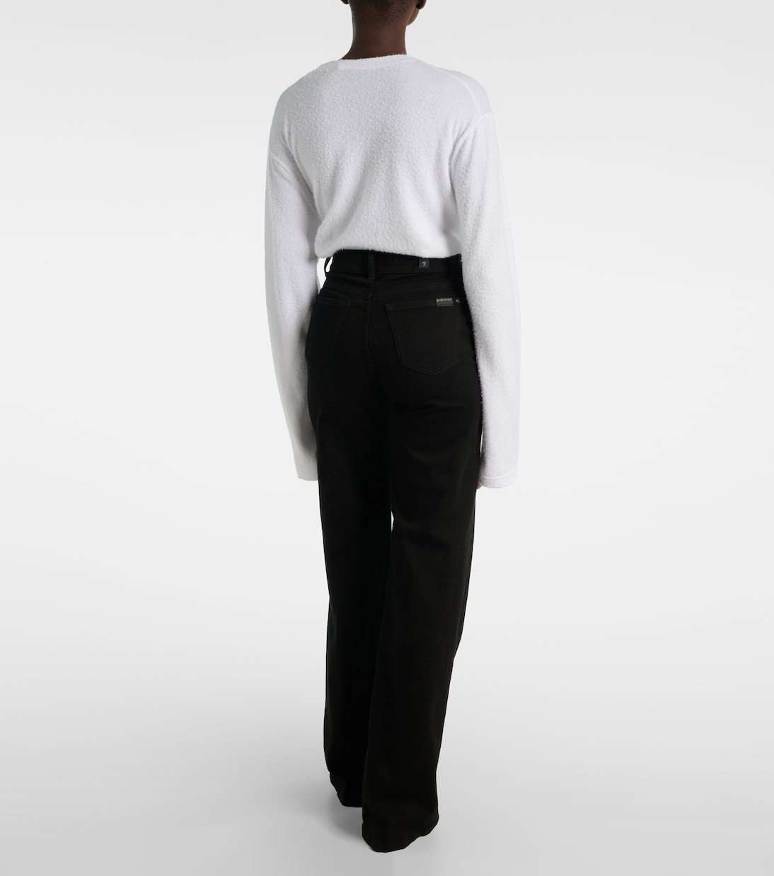 Lotta high-rise wide-leg jeans | 7 For All Mankind