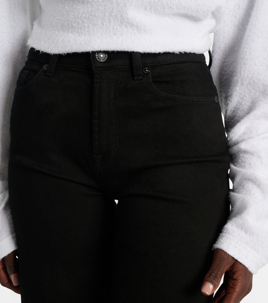 Lotta high-rise wide-leg jeans | 7 For All Mankind