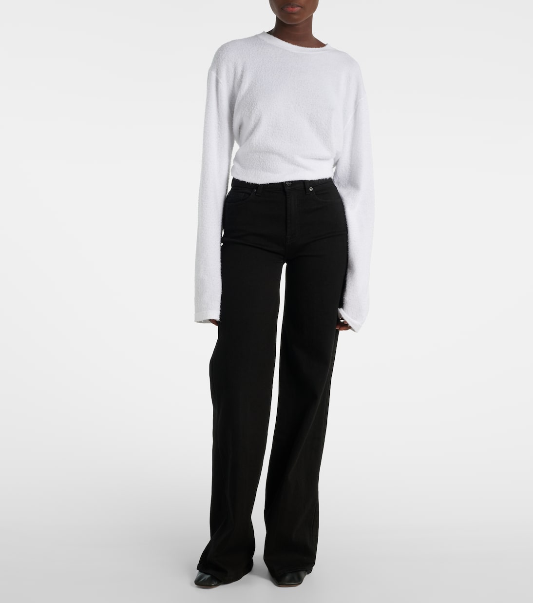 Lotta high-rise wide-leg jeans | 7 For All Mankind
