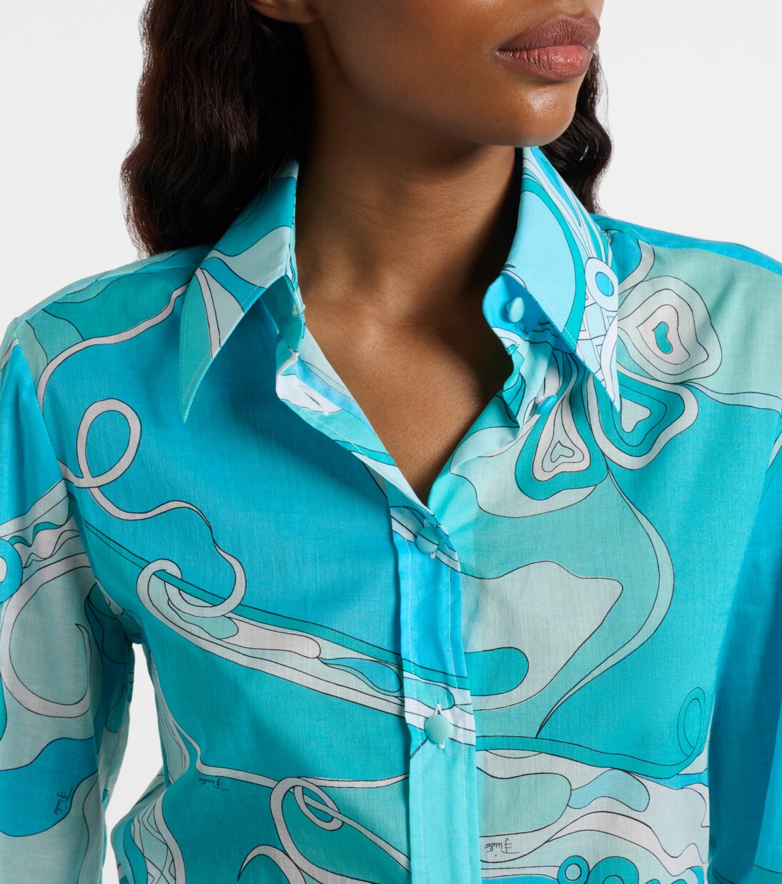 Orchidee cotton shirt | Pucci