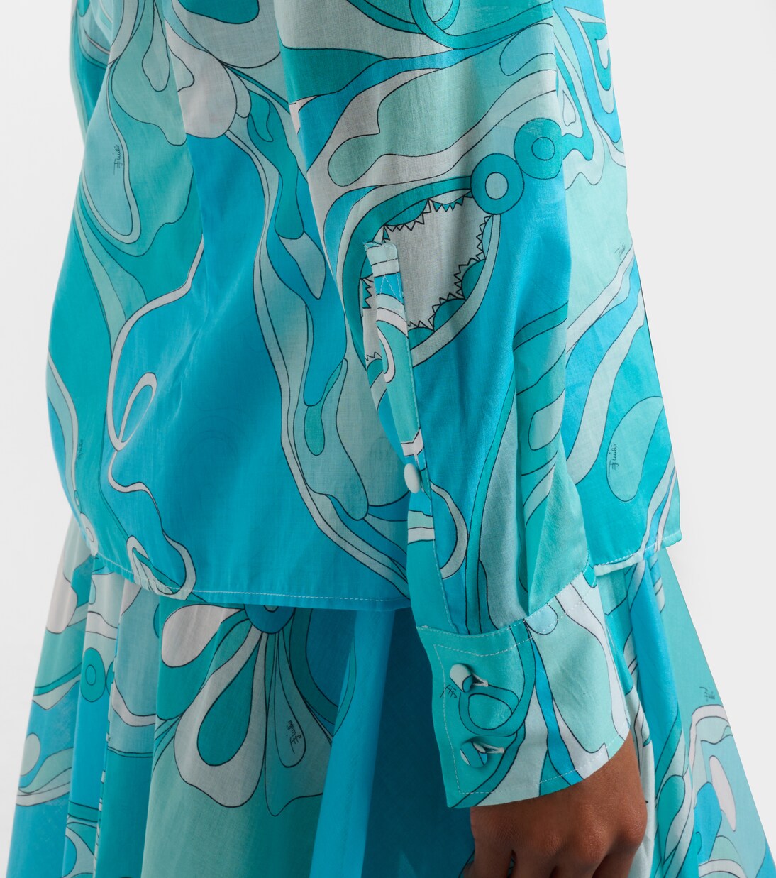Orchidee cotton shirt | Pucci