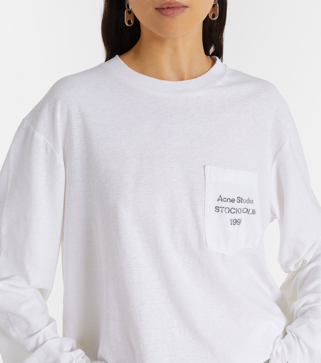 Edden oversized cotton-blend T-shirt | Acne Studios