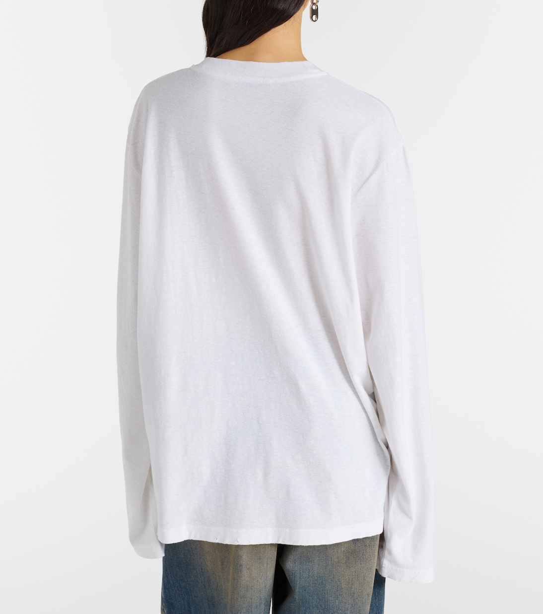 Edden oversized cotton-blend T-shirt | Acne Studios
