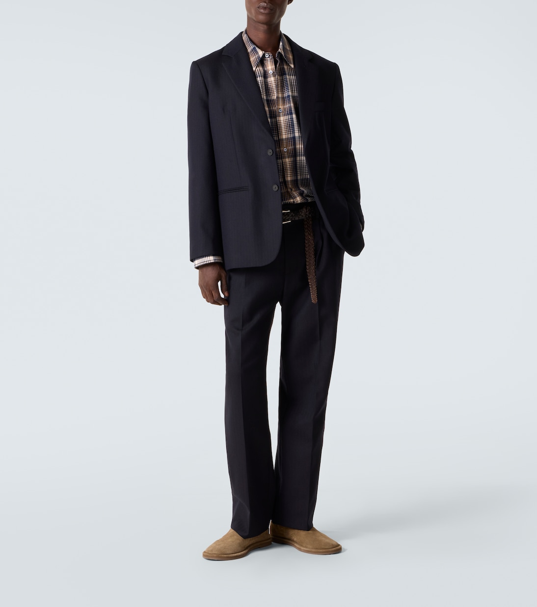 x Aaron Levine View checked cotton shirt | Studio Nicholson