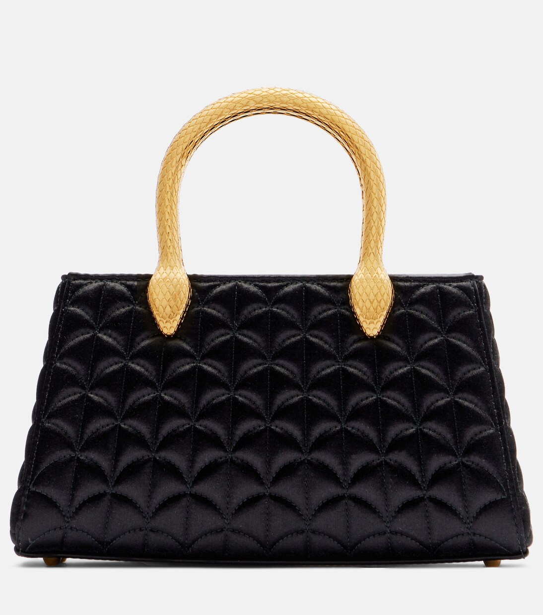 Serpentine Duette satin top-handle bag | Bvlgari