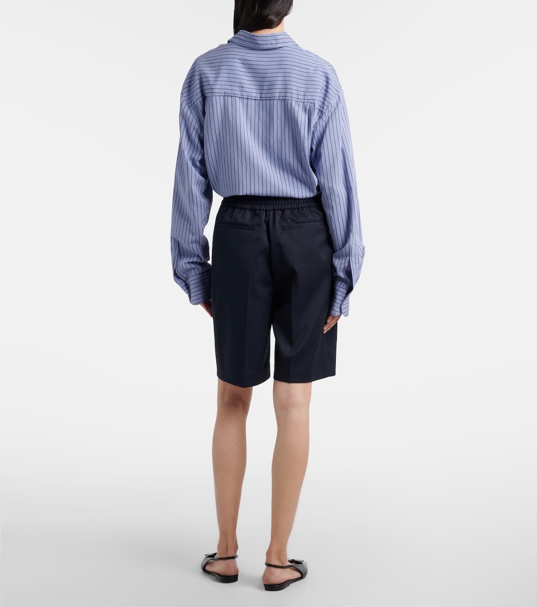 High-rise Bermuda shorts | Victoria Beckham