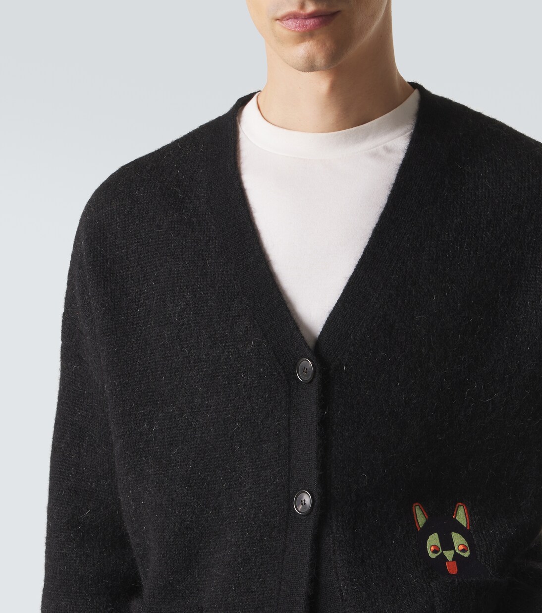 x Louis Wain mohair-blend cardigan | Loewe
