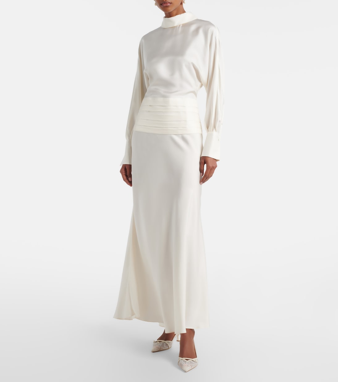 Amita 45 레이스 슬링백 펌프스 | Jimmy Choo