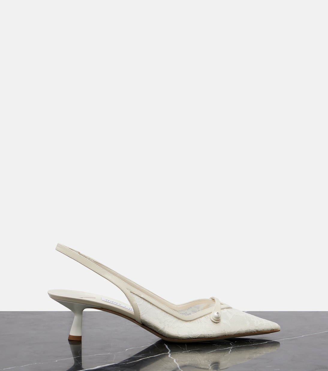 Amita 45 레이스 슬링백 펌프스 | Jimmy Choo