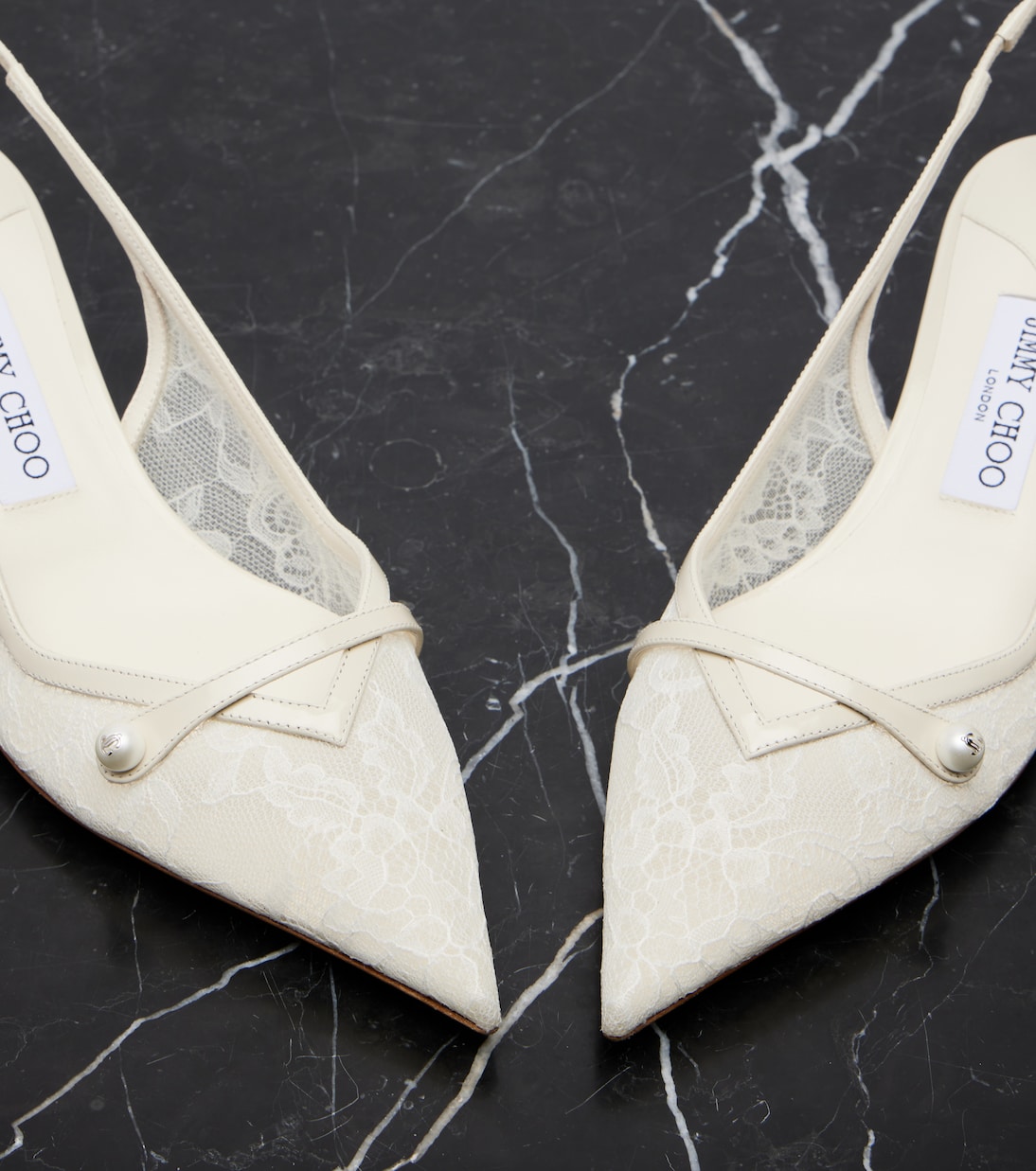 Amita 45 레이스 슬링백 펌프스 | Jimmy Choo