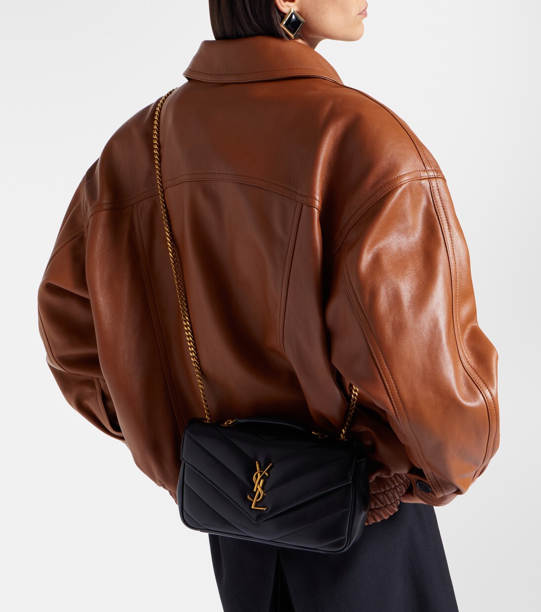Loulou Small leather shoulder bag | Saint Laurent