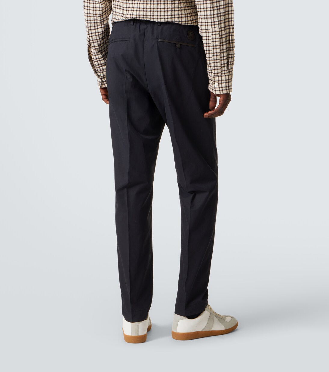Cotton-blend straight pants | Moncler