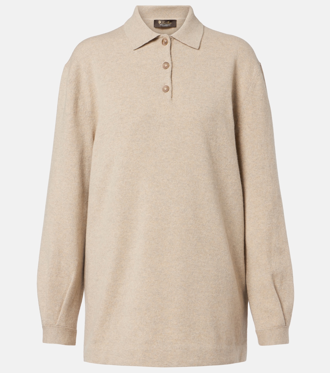 Classic cashmere polo sweater | Loro Piana