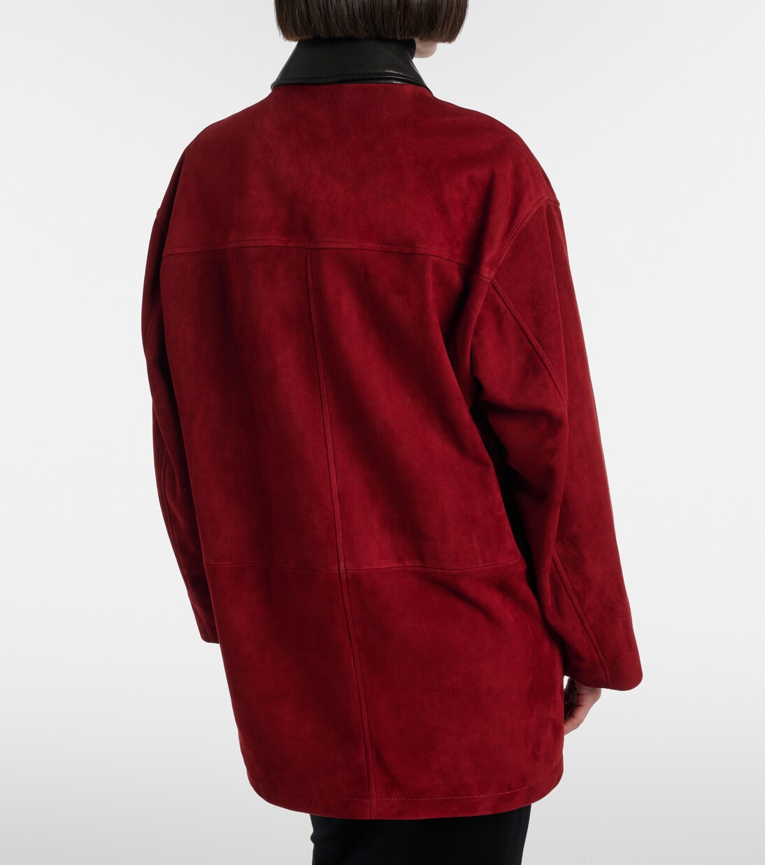 Jacke Barn aus Veloursleder | Nour Hammour