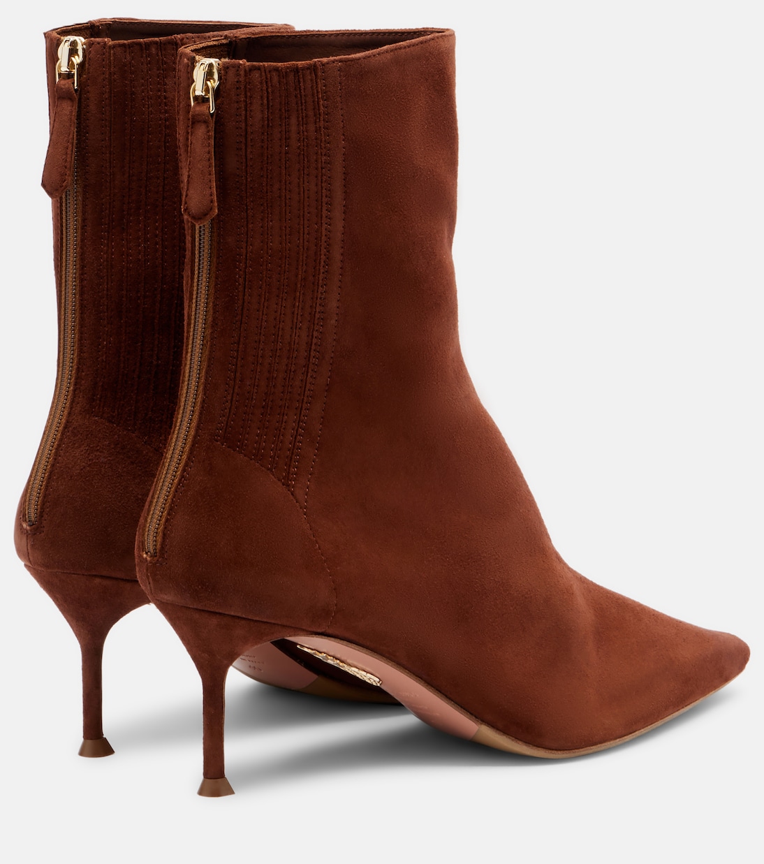 Saint Honoré 65 suede ankle boots | Aquazzura
