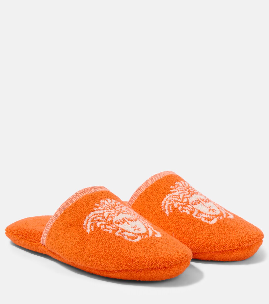 Medusa cotton terry slippers | Versace Home