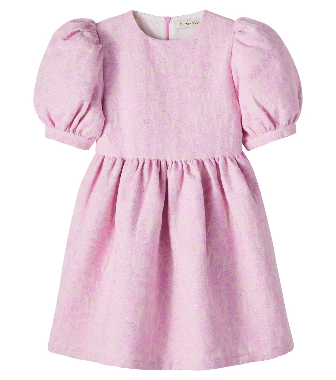 Freesia floral cotton-blend jacquard dress | The New Society