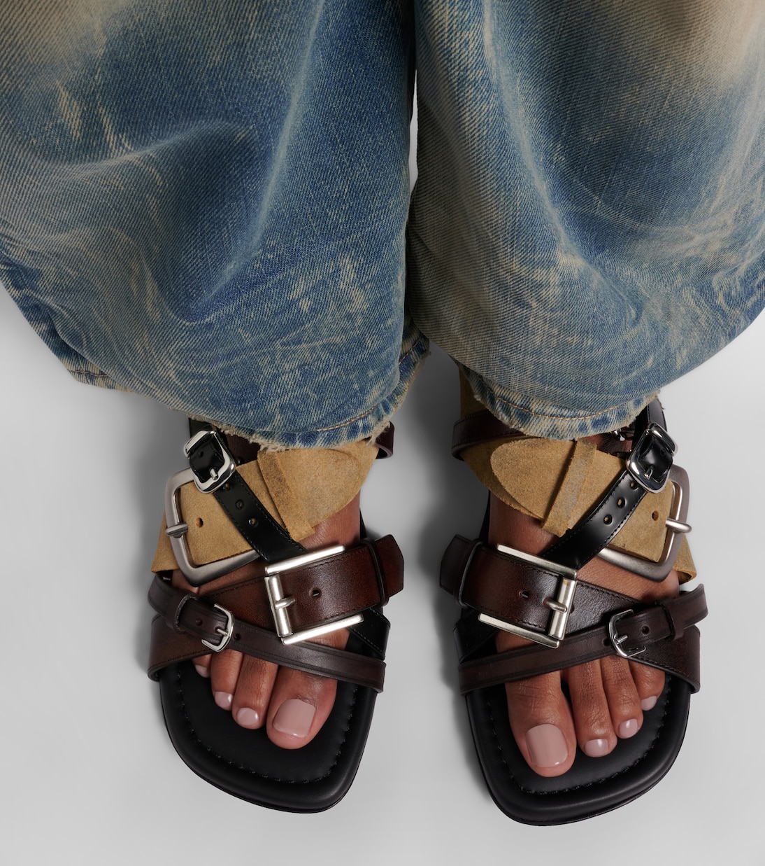 Leather sandals | Acne Studios