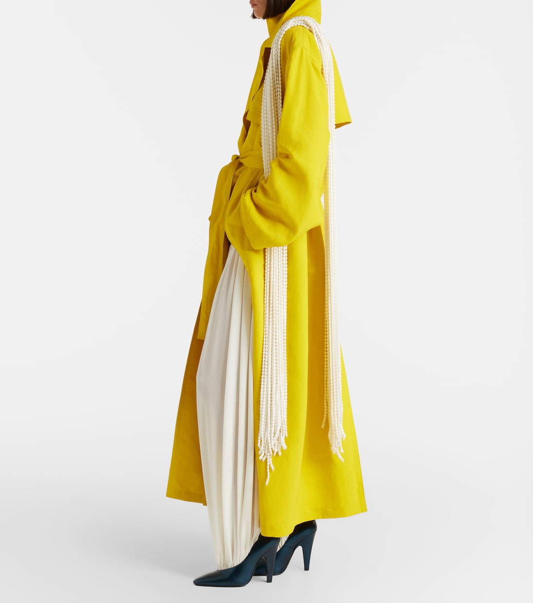 Beaded fringed scarf | Alaïa