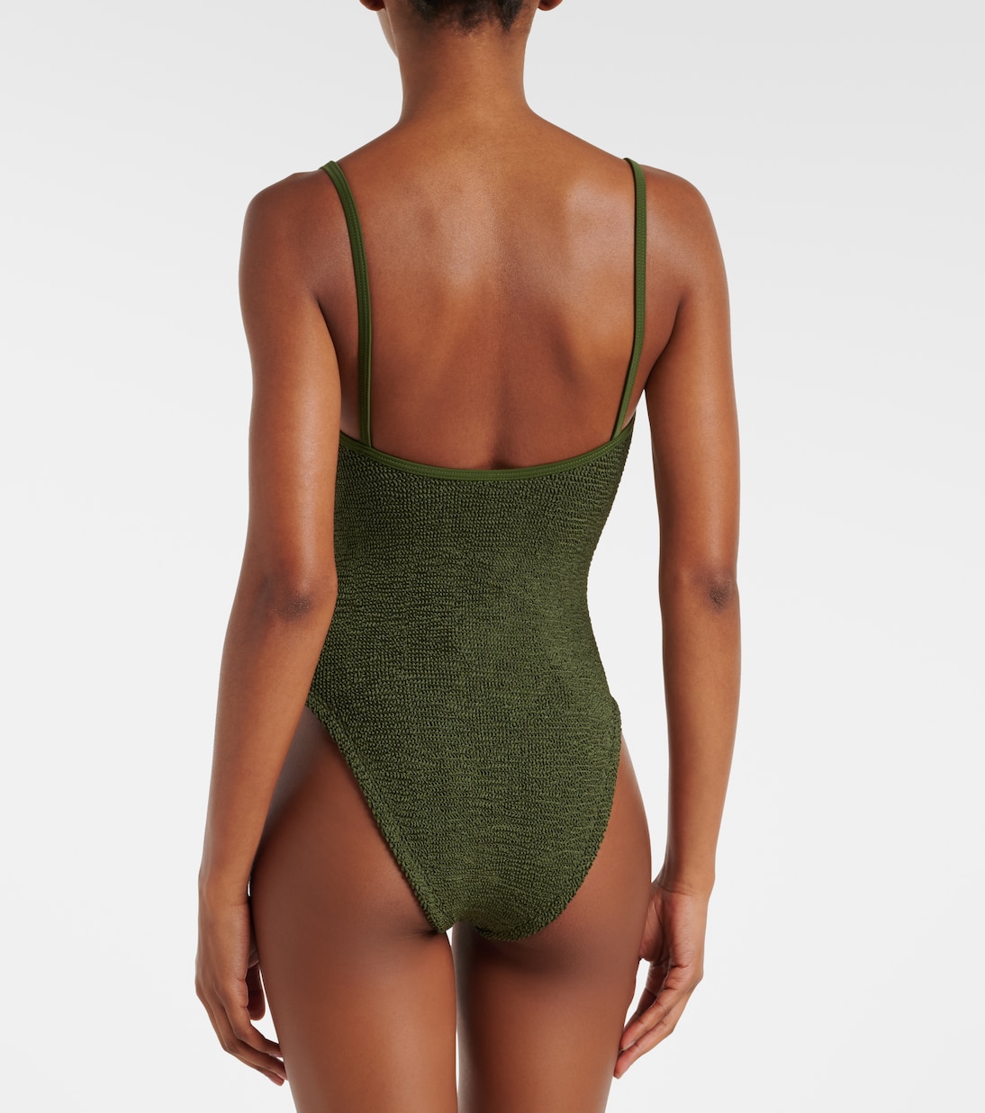 Mia beaded cutout swimsuit | Hunza G