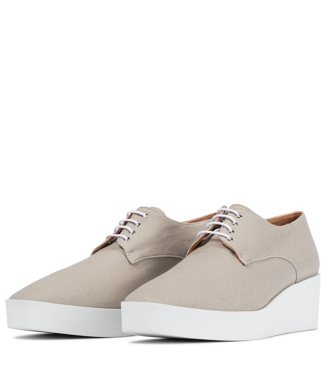 Lindsi platform canvas Derby shoes | Clergerie