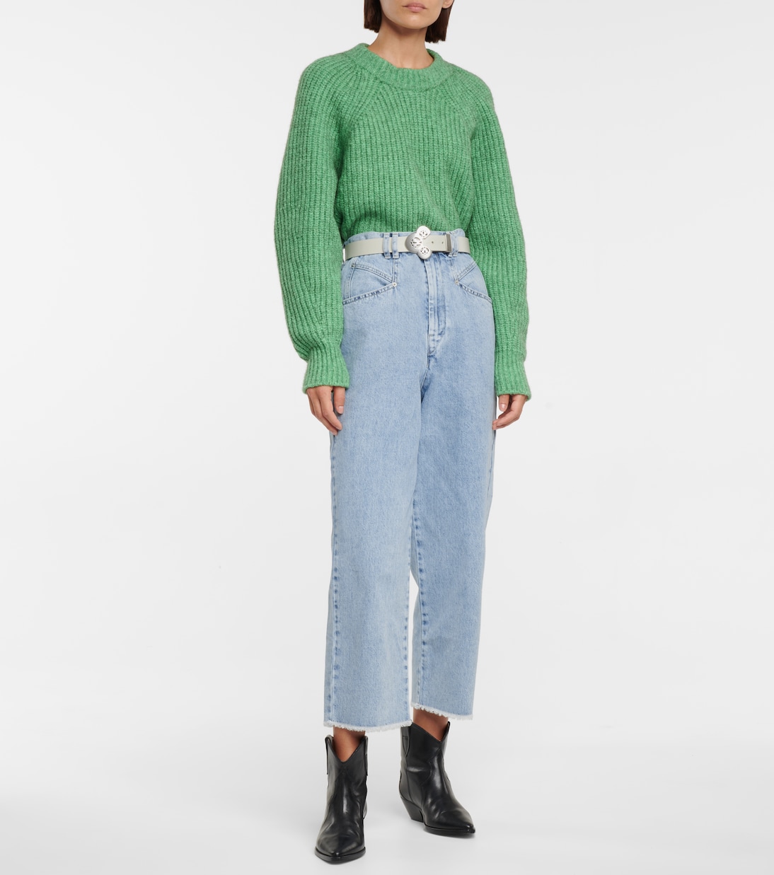 Dilali frayed cropped jeans | Isabel Marant
